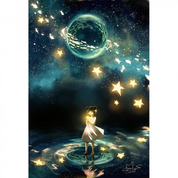 DIY Diamant Schilderij - Fantasie PIX-2075