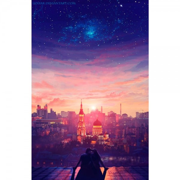 DIY Diamant Schilderij - Fantasie PIX-1959