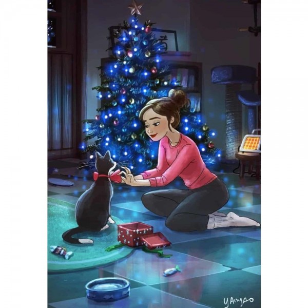 DIY Diamond Painting - Kerstmis PIX-3015