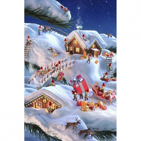 DIY Diamond Painting - Kerstmis PIX-2989