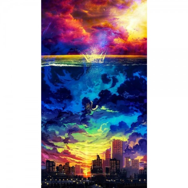 DIY Diamant Schilderij - Fantasie PIX-1997