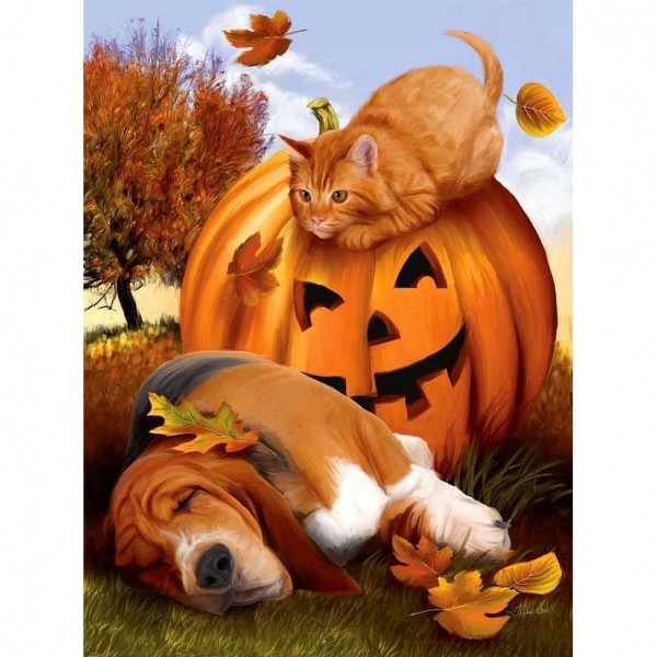 DIY Diamond Painting - Thanksgiving Day & Halloween PIX-3292