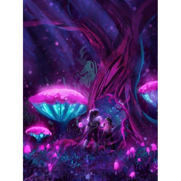 DIY Diamant Schilderij - Fantasie PIX-1858