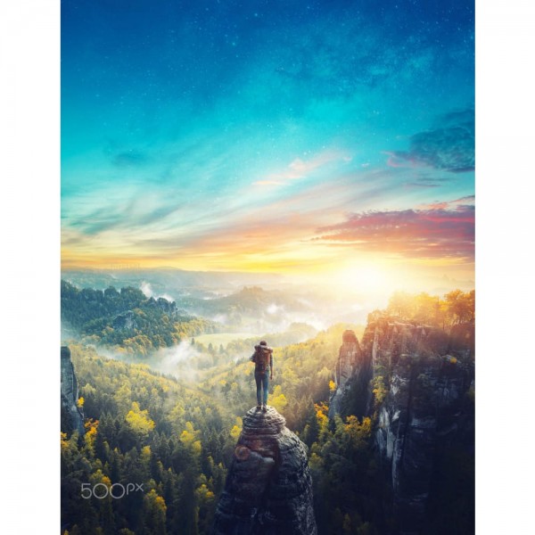 DIY Diamant Schilderij - Fantasie PIX-2049