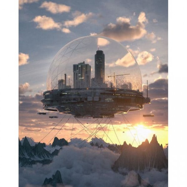 DIY Diamant Schilderij - Fantasie PIX-1807