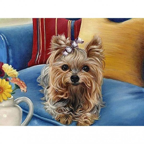 DIY diamant schilderij - Yorkie Art PIX-1195