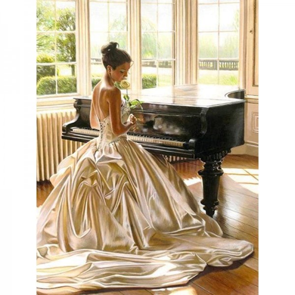 DIY Diamond Painting - De piano PIX-196