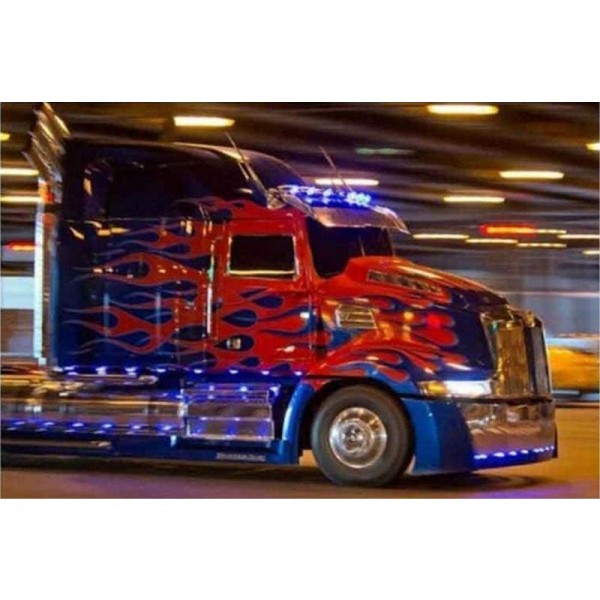 DIY Diamond Painting - Rode vrachtwagen PIX-473