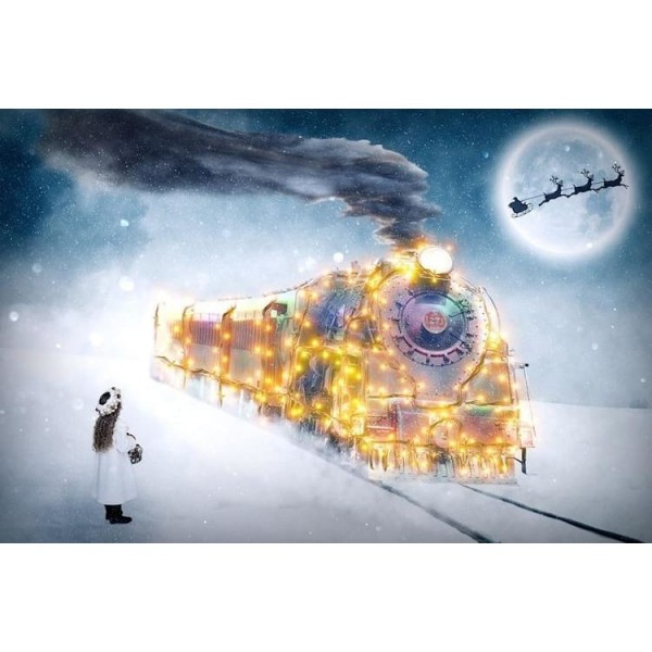 DIY Diamond Painting - Kersttreinmeisje PIX-622