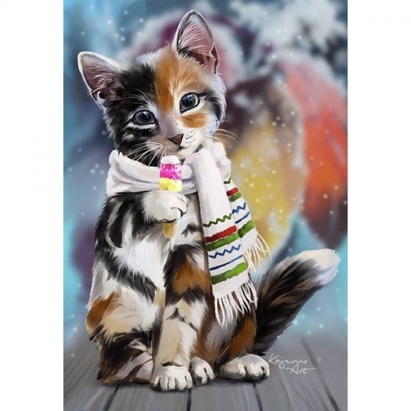 DIY Diamond Painting - Kat PIX-1400