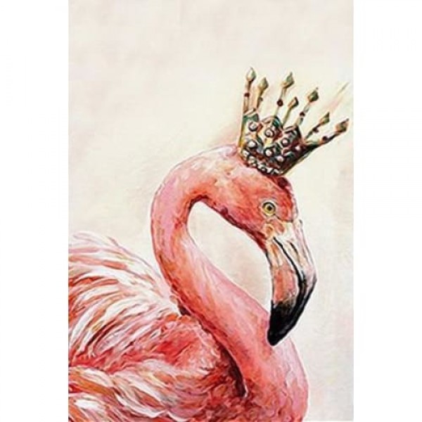 DIY diamant schilderij - Flamingo foto PIX-497