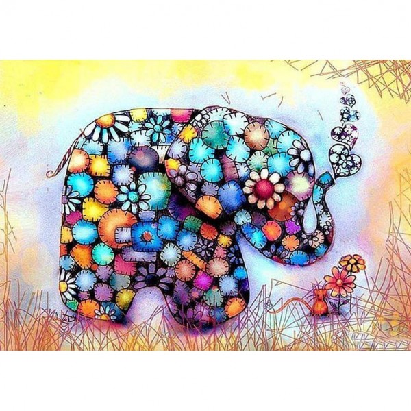 DIY Diamond Painting - Kleur Olifant PIX-71