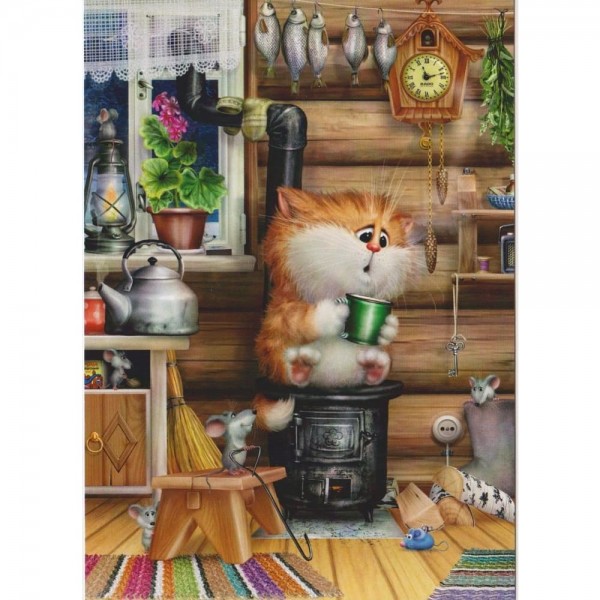 DIY Diamond Painting - Kat PIX-1356