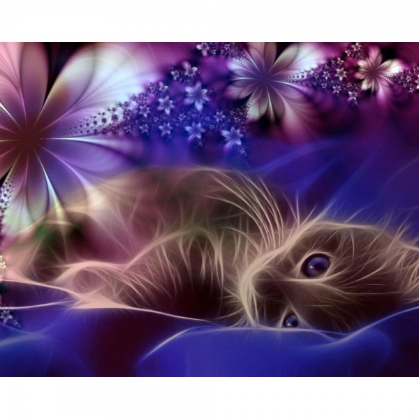DIY Diamond Painting - Kat PIX-1391