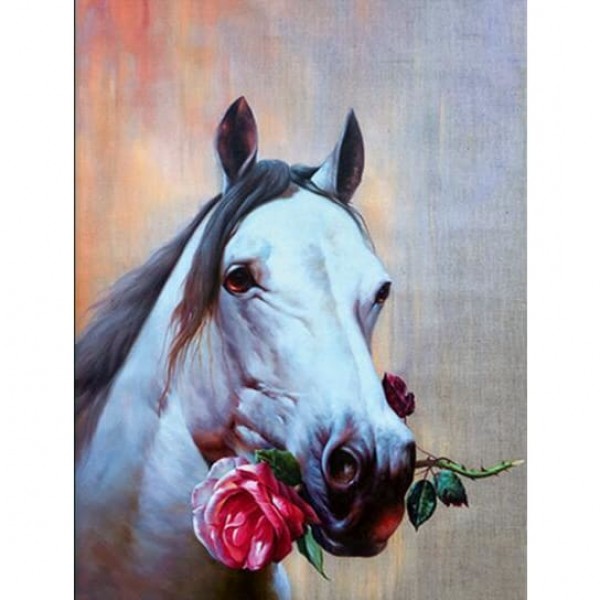DIY Diamond Painting - Paardenroos PIX-294