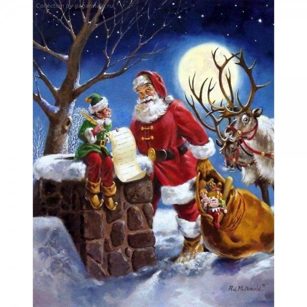 DIY Diamond Painting - Kerst PIX-940