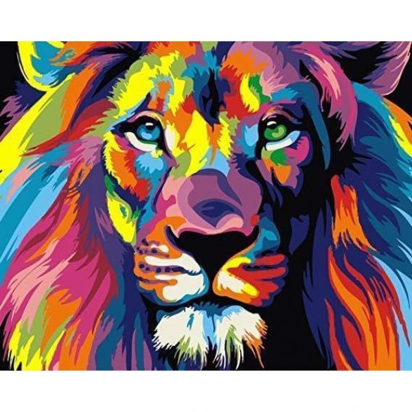 DIY Diamond Painting - Lion Colors Full PIX-407