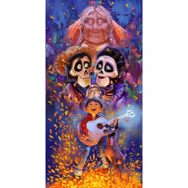 DIY Diamant Schilderij - Cartoon PIX-3127