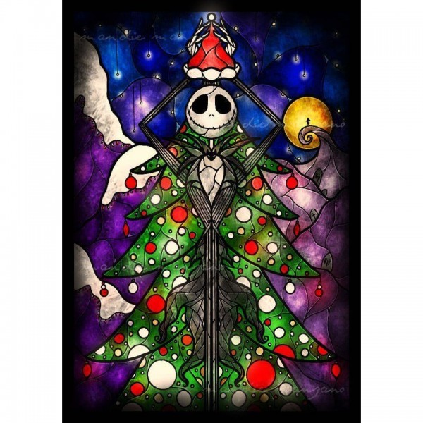 DIY Diamond Painting - Nightmare Before Christmas Tree PIX-1289