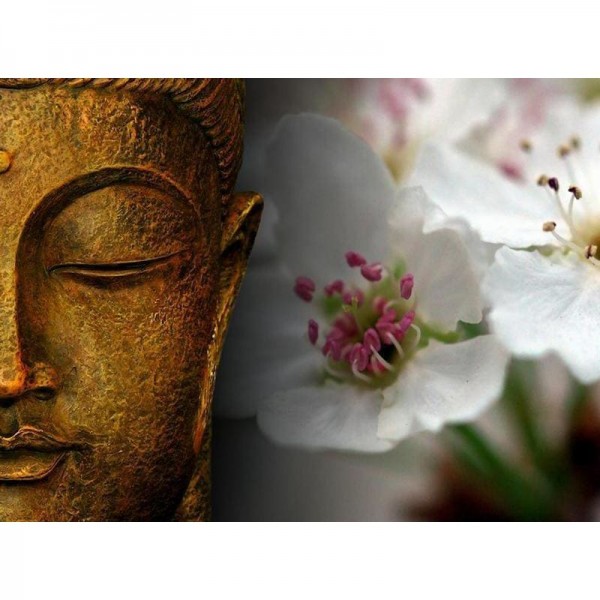 DIY Diamond Painting - Boeddha & Bloemen PIX-165