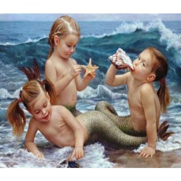 DIY Diamond Painting - Zeemeerminmeisjes PIX-270