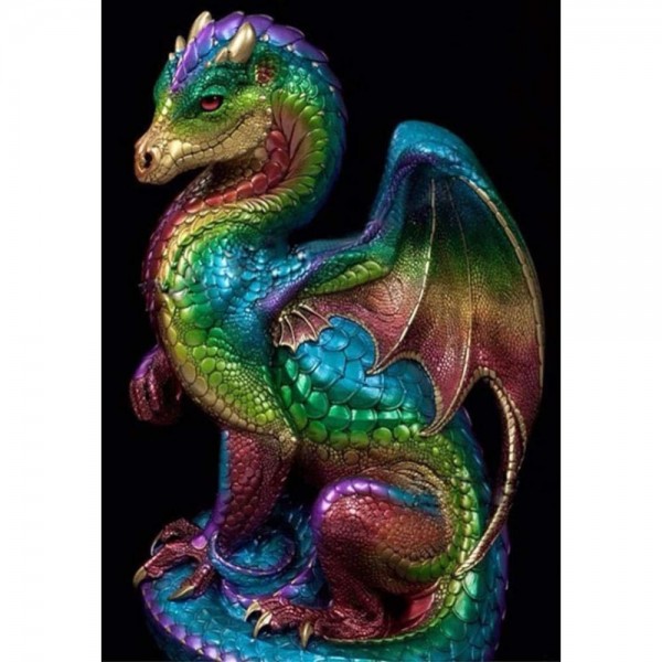 DIY Diamond Painting - Draak Full Colors PIX-507