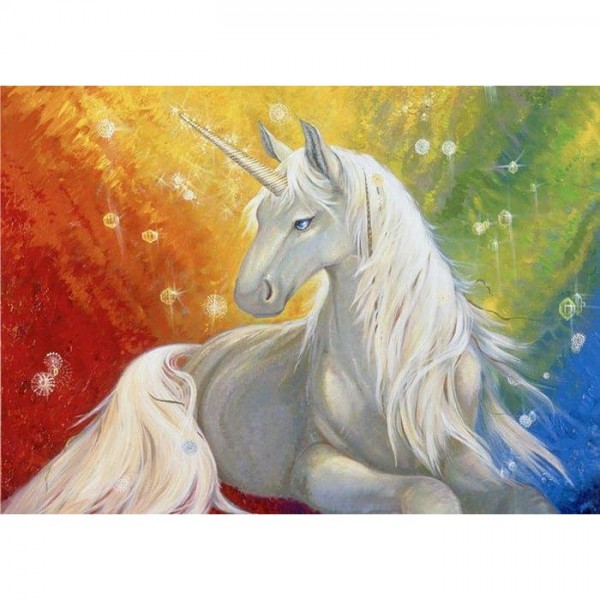 DIY Diamant Schilderij - Eenhoorn PIX-851