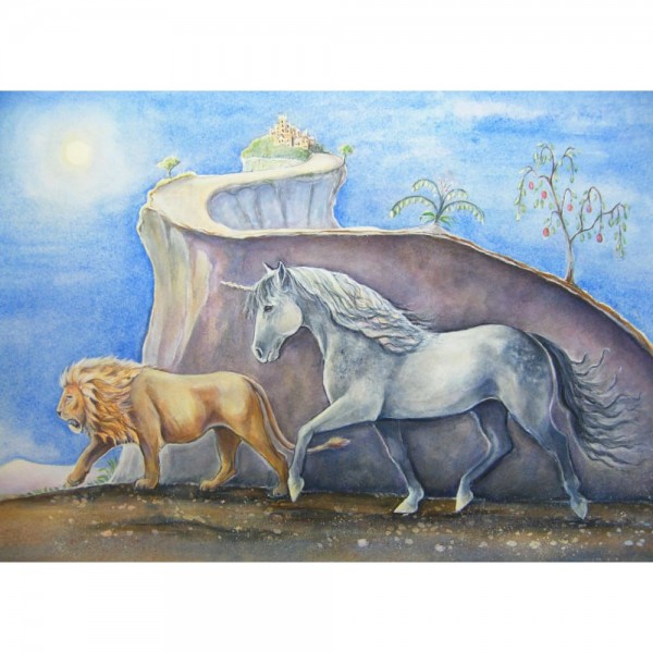 DIY Diamant Schilderij - Eenhoorn PIX-823