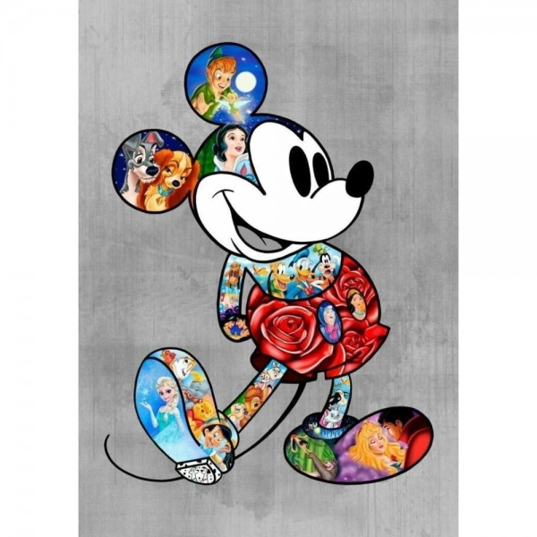 DIY Diamond Painting - Mickey & Prinsessen PIX-348
