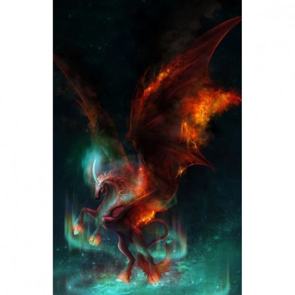 DIY Diamant Schilderij - Eenhoorn PIX-846