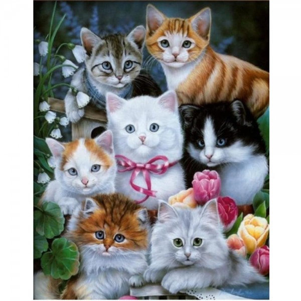 DIY Diamond Painting - Kat PIX-1386