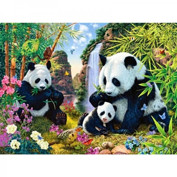 DIY Diamond Painting - Panda Family PIX-47