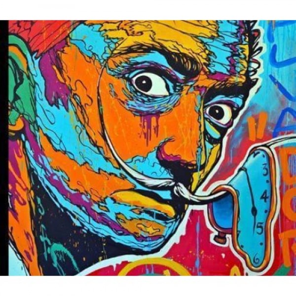 DIY Diamond Painting - Salvador Dali paardenkleuren PIX-440