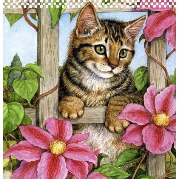 DIY Diamond Painting - Kat PIX-1382