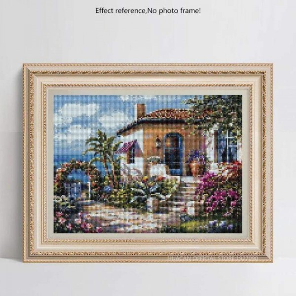 Volledige boor - 5D DIY Diamond Painting Kits Beautiful Garden Seaside