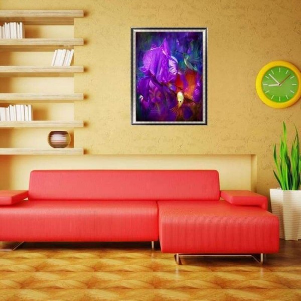 Volledige boor - 5D DIY Diamond Painting Kits Beautiful Flowers Birds