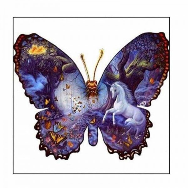 Volledige boor - 5D DIY Diamond Painting Kits Fantastic Beautiful Butterfly
