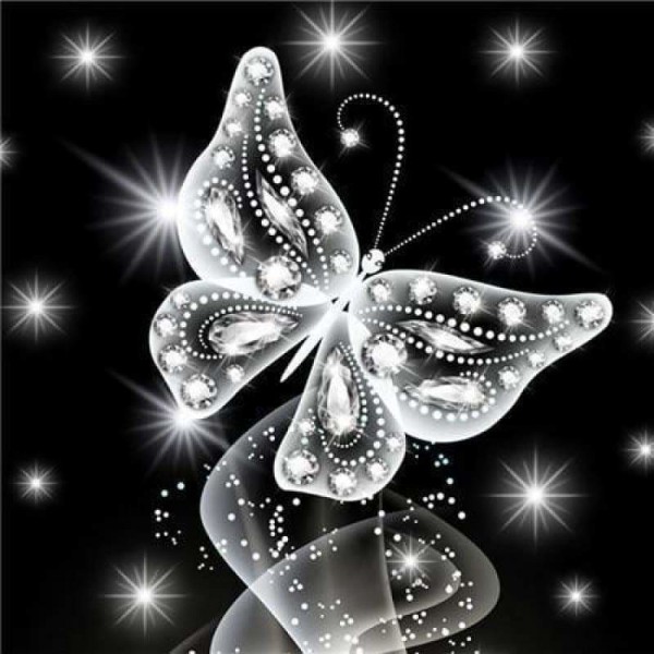 Moderne kunst dromerige volledige boor - 5D DIY diamant schilderij vlinder kits beste cadeau