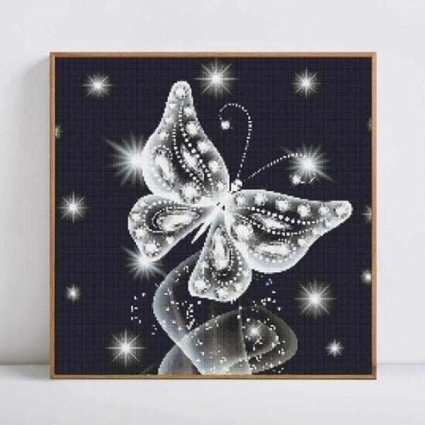 Moderne kunst dromerige volledige boor - 5D DIY diamant schilderij vlinder kits beste cadeau