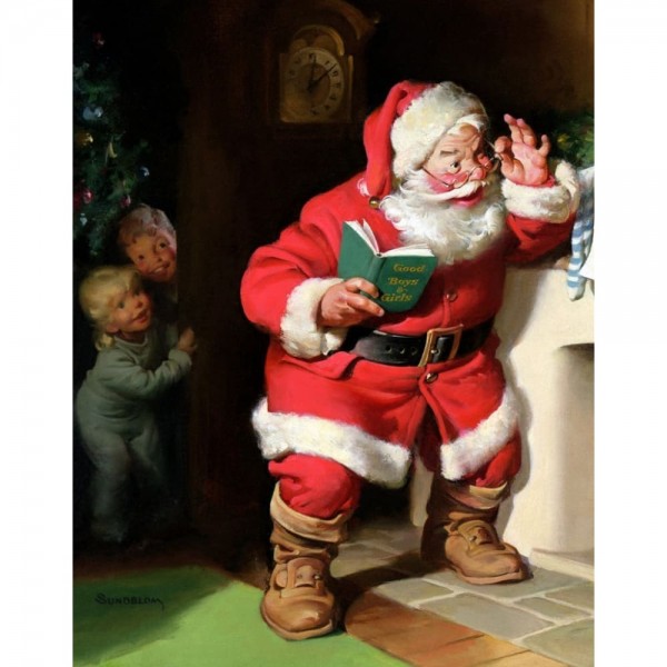 DIY Diamond Painting - Kids And Santa PIX-364