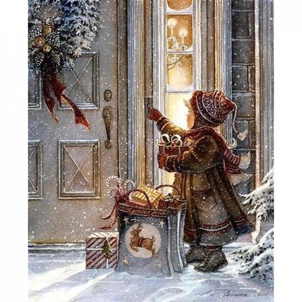 DIY Diamond Painting - Kerstnacht PIX-236