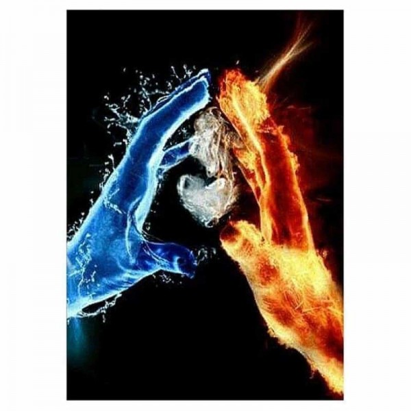 Vuur en water handen