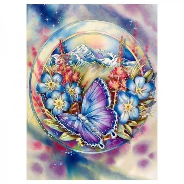 Volledige boor - 5D DIY Diamond Painting Kits Fantasy Dream Butterfly