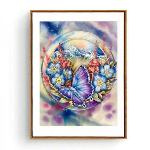 Volledige boor - 5D DIY Diamond Painting Kits Fantasy Dream Butterfly