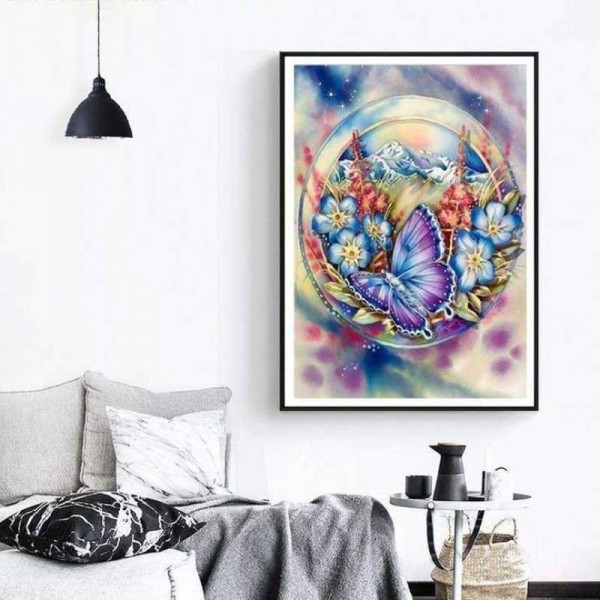 Volledige boor - 5D DIY Diamond Painting Kits Fantasy Dream Butterfly