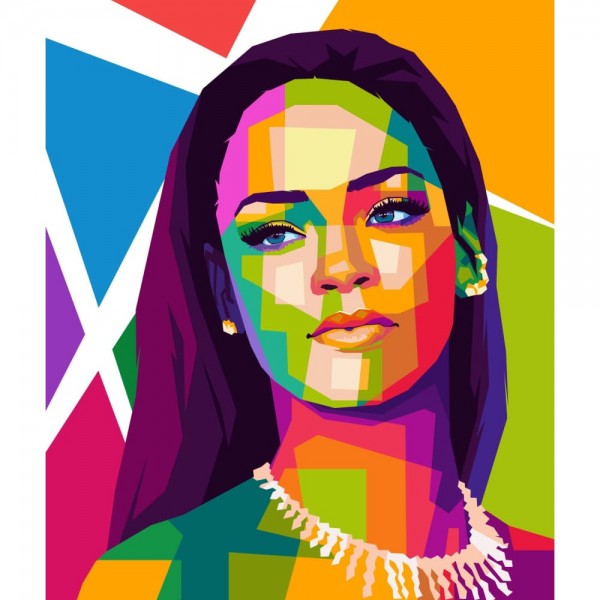 DIY Diamond Painting - Beroemdheid PIX-1591