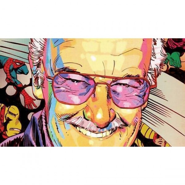 DIY Diamond Painting - Regenboog Stan Lee PIX-639