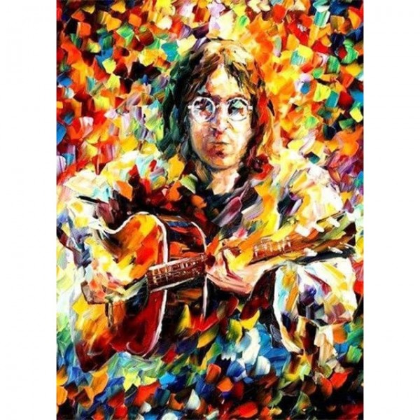 DIY Diamond Painting - John Lennon Colors volledige PIX-396