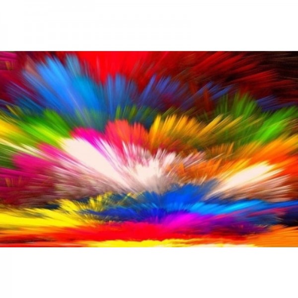 Kleurrijk abstract kunstwerk