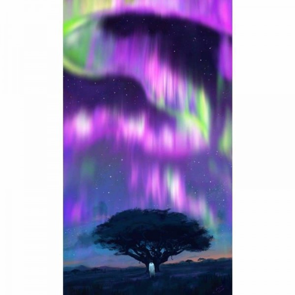 Kleurrijke luchten - volledige boor diamant schilderij abstract